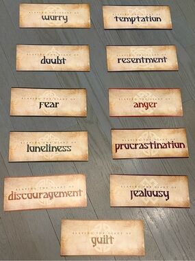 🙏🏼SLAYING THE GIANTS BOOKMARK SET🙏🏼